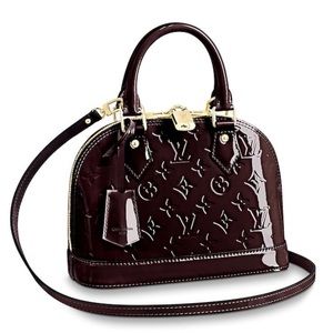 Brand new top handle LV the color of it is plum